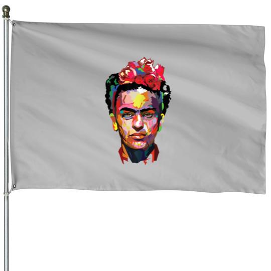 Discover Frida Kahlo House Flags