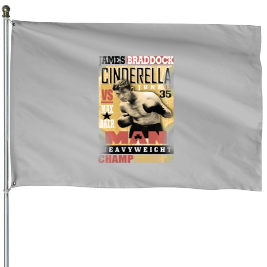 Discover JAMES BRADDOCK psycho House Flags