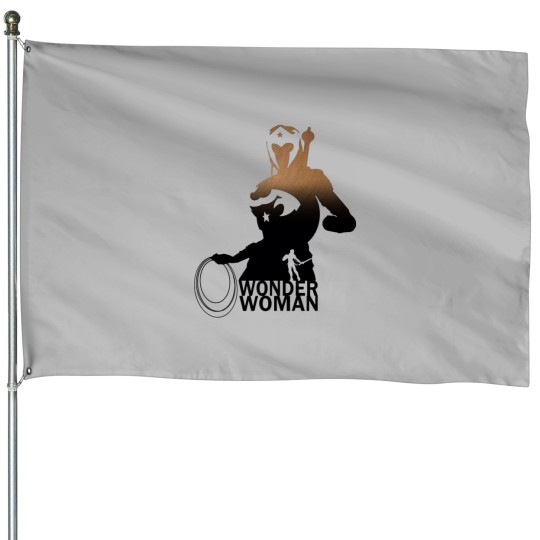 Discover WONDER WOMAN House Flags