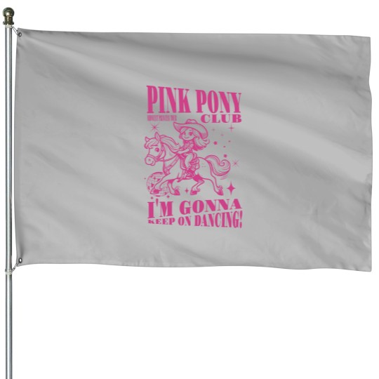 Discover Pink Pony Club Kid House Flags, Chappell Roan Youth House Flags, Midwest Princess Tour