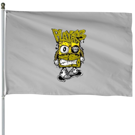 Discover Gangster Zombie Bob House Flags