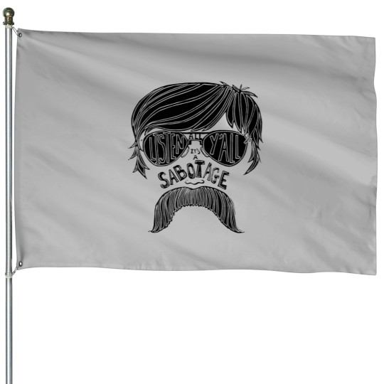 Discover Sabotage Boys House Flags