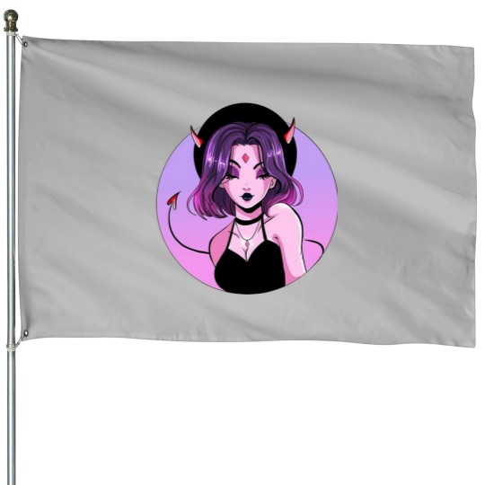 Discover Raven Girls House Flags
