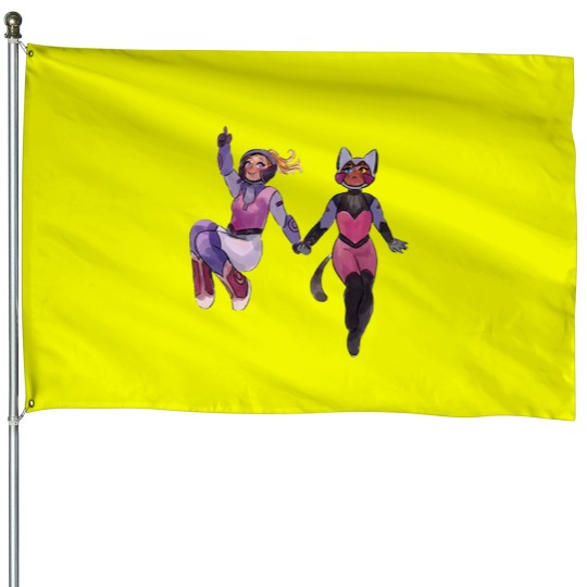 Discover space catradora House Flags