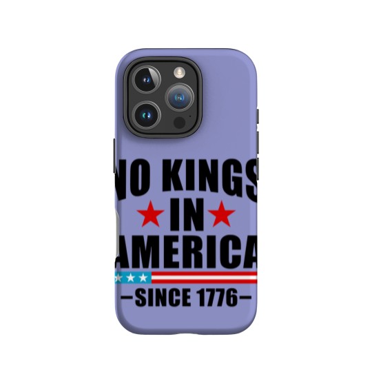 Discover No Kings in America IPhone Cases Anti-Trump, Protest IPhone Cases Democracy IPhone Cases Protest Gift for Anti-MAGA Patriotic IPhone Cases We The People No Kings In America