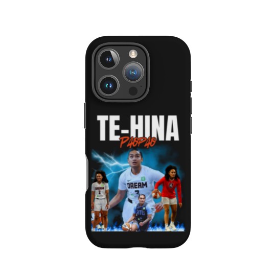 Discover Te-Hina Paopao Graphic Basketball IPhone Cases, Unisex Sports IPhone Cases