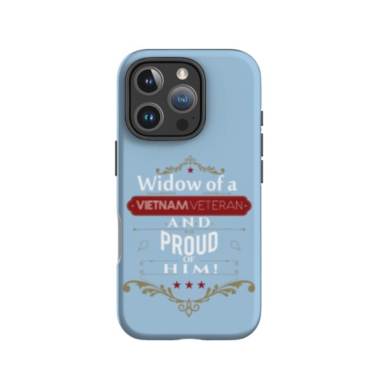 Discover Widow of a vietnam veteran and proud of him IPhone Cases