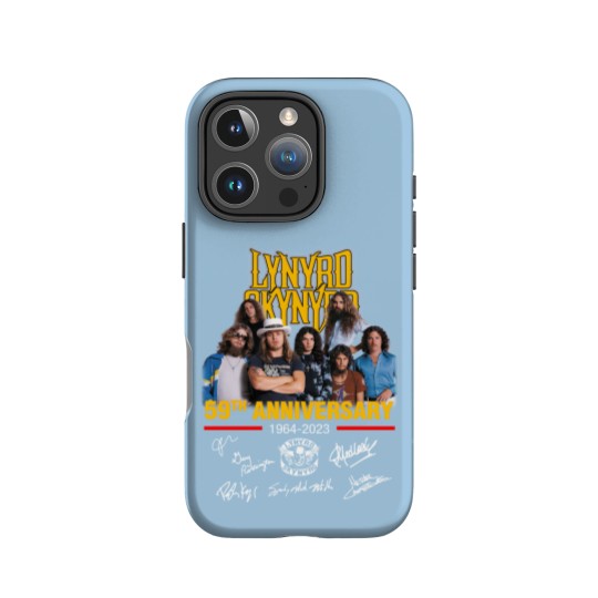 Discover Lynyrd Skynyrd 59th Anniversary 1964-2023 Signatures IPhone Cases