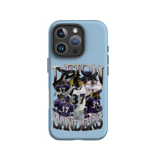 Discover Deion Sanders Ravens Vintage 90's Style IPhone Cases