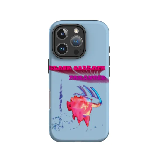 Discover Black Sabbath Paranoid Motion Black IPhone Cases