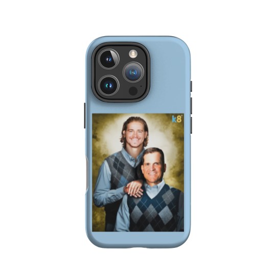 Discover Streetwear - Football Justin Herbert and Jim Harbaugh IPhone Cases