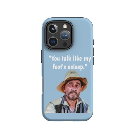 Discover Vintage TV Westerns Festus Gunsmoke "You Talk Like My Foot's Asleep"  IPhone Cases IPhone Cases