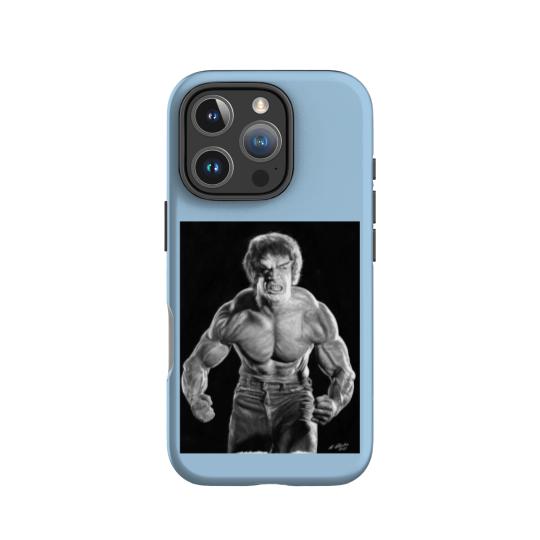 Discover Incredible Hulk watercolour painting IPhone Cases