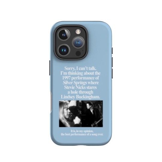 Discover I'm Thinking About The 1997 Performance of Silver Springs IPhone Cases