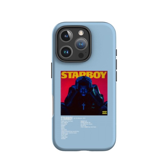 Discover Minimalist Album Music IPhone Cases, Weeknds Starboy Tour Album