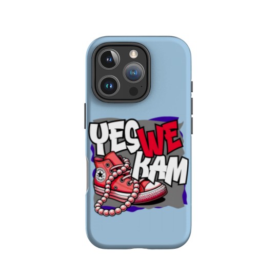 Discover Kamala Harris , Yes We Kam, red white and blue, IPhone Cases