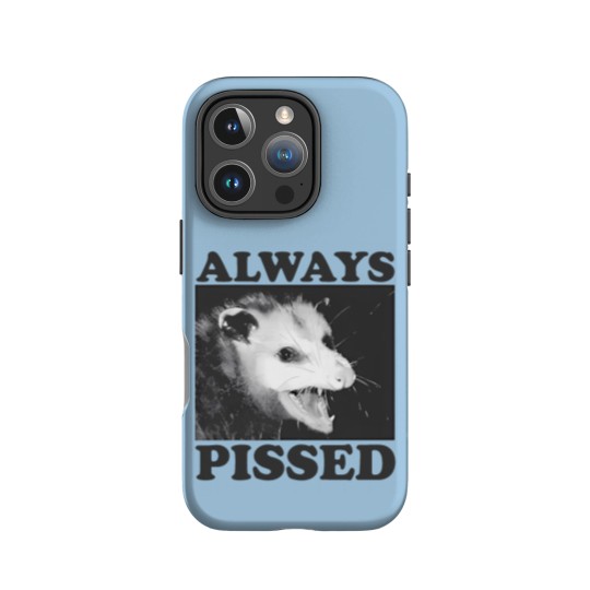 Discover Always Pissed Funny Opossum Eat Trash Be Free IPhone Cases