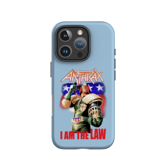 Discover Anthrax IPhone Cases Judge Dredd I AM THE LAW IPhone Cases NEW Heavy Metal Band