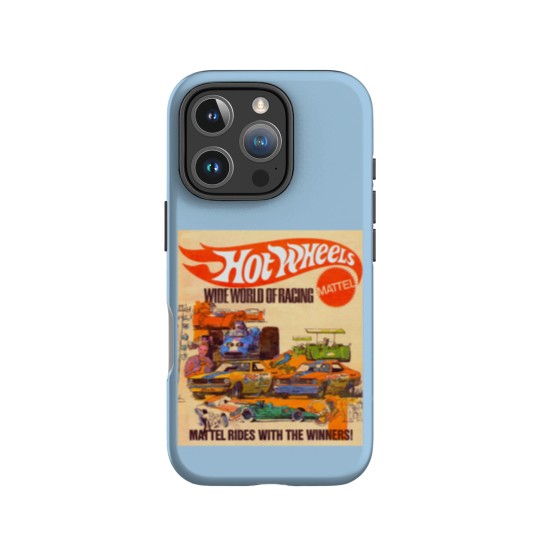 Discover Hot Wheels Vintage Wide World of Racing IPhone Cases