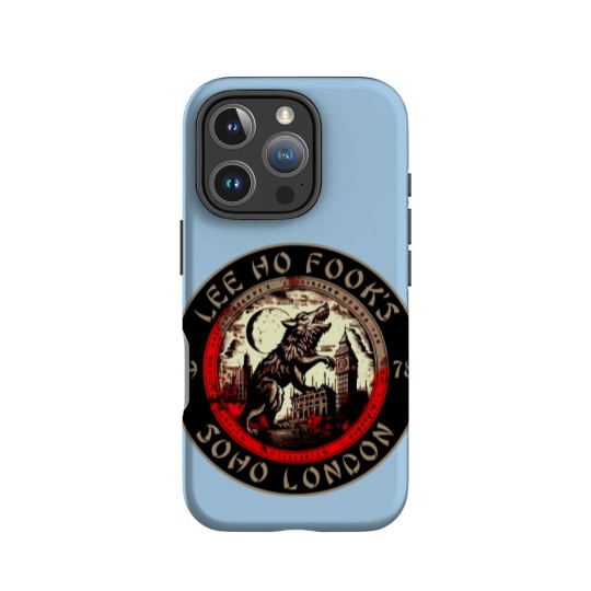 Discover Lee Ho Fooks - Soho London - 1978 - Warren Zevon - Werewolves of London - Block Print IPhone Cases