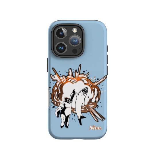 Discover Shark Gorilla Nice High Five IPhone Cases