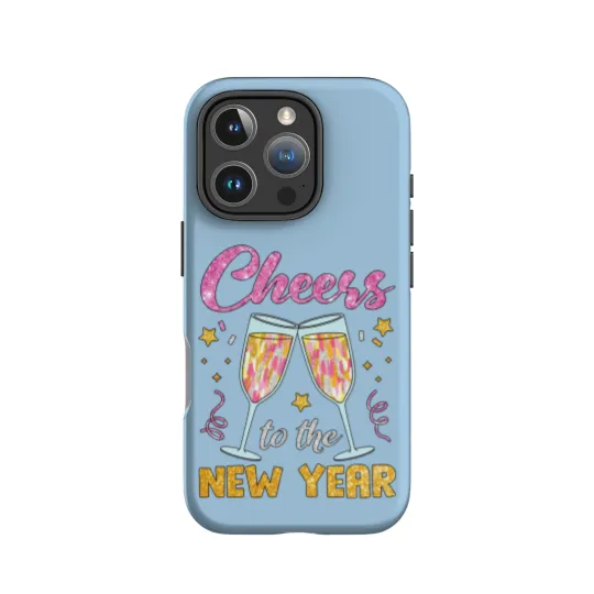 Discover New Year 2025 IPhone Cases, Cheers to the New Year, Retro New Years IPhone Cases