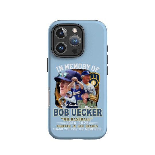 Discover Mr. Baseball In Memory Of Bob Uecker Forever In Our Hearts 1934-2025 IPhone Cases