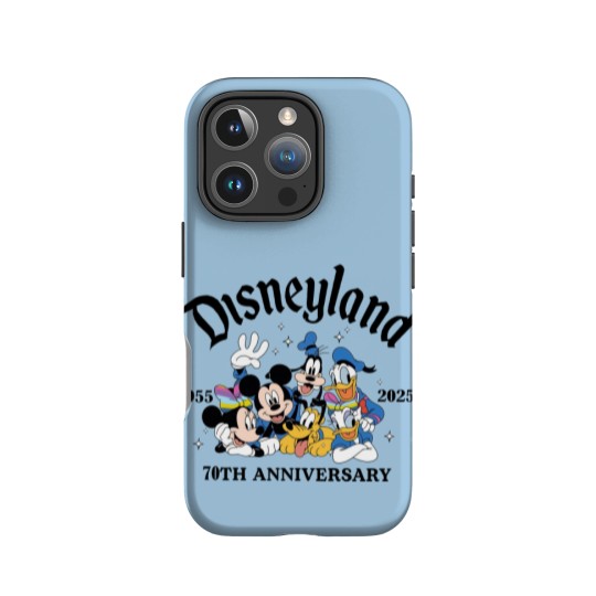 Discover Disneyyland 70th Anniversary IPhone Cases, Castle Platinum Celebration 1955-2025 IPhone Cases