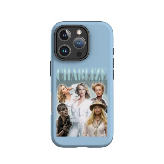 Discover Charlize Theron Vintage Bootleg IPhone Cases, Charlize Theron Vintage Graphic IPhone Cases