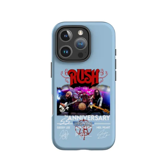 Discover 55 Years RUSH Band 1968-2023 Signatures IPhone Cases