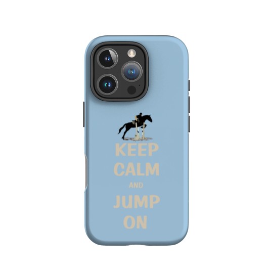 Discover Keep Calm and Jump On Horse IPhone Cases