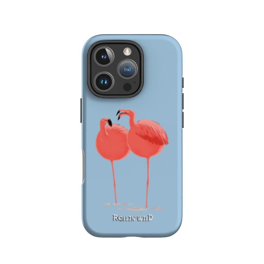 Discover Rollin' Wild - Flamingos IPhone Cases