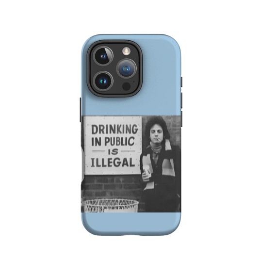 Discover Billy Joel Drinking In Public Is Illegal Unisex Cotton IPhone Cases