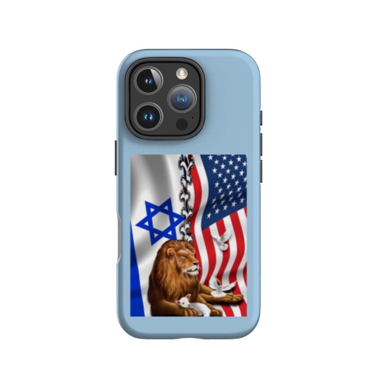 Discover American Israel Israeli Flag, Lion Of Judah American Israeli Flag IPhone Cases