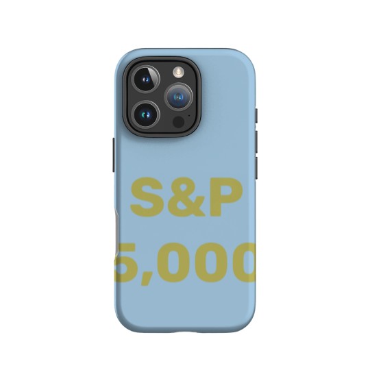 Discover S&P 5,000 Level Stock Market Index Celebration IPhone Cases