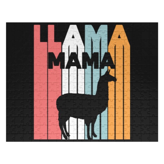 Discover Llama/Alpaca Design - LLAMA MAMA Jigsaw Puzzles
