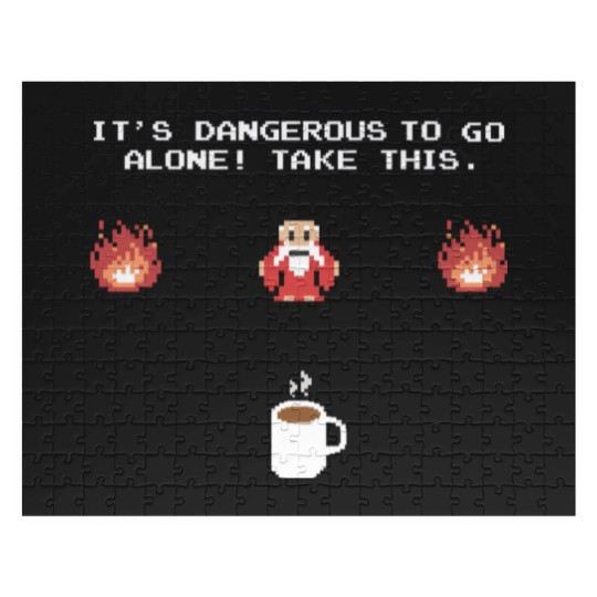 Discover Zelda Old Man Coffee Jigsaw Puzzles