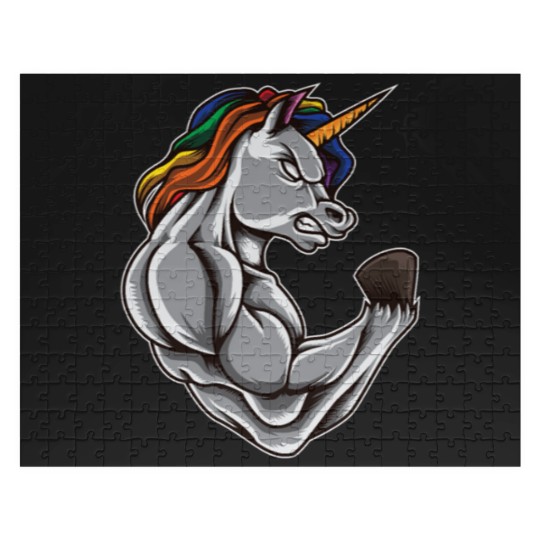 Discover Unicorn At The Gym | Training Fitness Muscles Jigsaw Puzzles