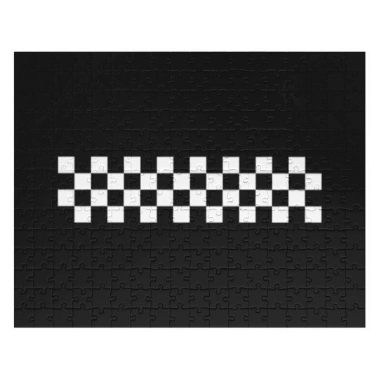 Discover Checkerboard - Ska black/white Jigsaw Puzzles