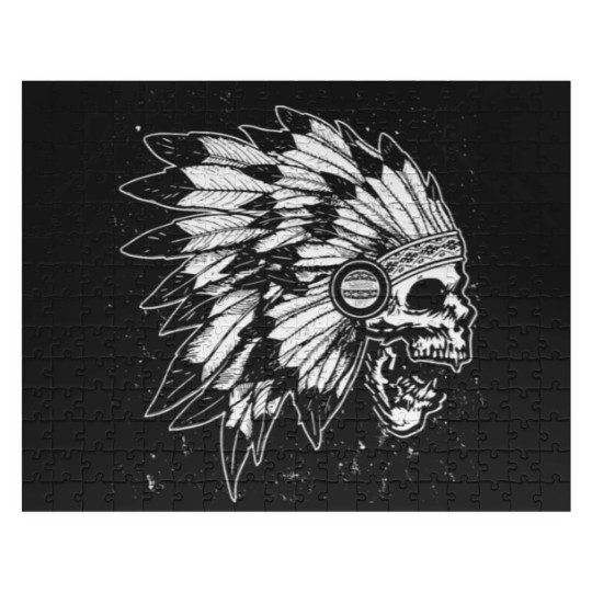 Discover skull native Jigsaw Puzzles