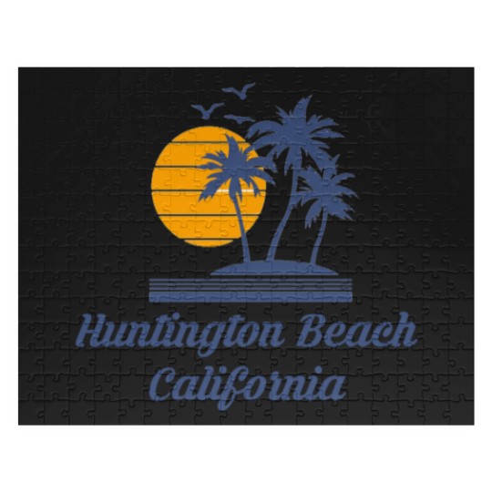 Discover Huntington Beach California Jigsaw Puzzles CA Tourist Gifts Jigsaw Puzzles