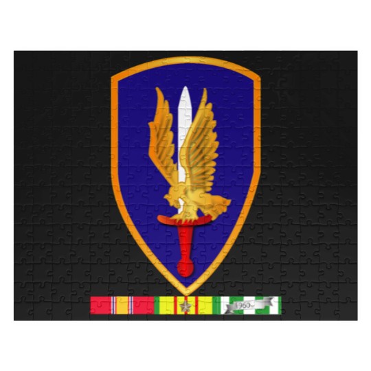Discover Army 1st Aviation Brigade Vietnam w SVC wo Txt Jigsaw Puzzles