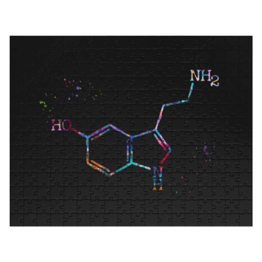 Discover Serotonin Molecule Formula Jigsaw Puzzles