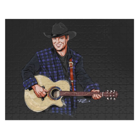 Discover John Michael Montgomery - An illustration by Paul Cemmick - John Michael Montgomery - Jigsaw Puzzles