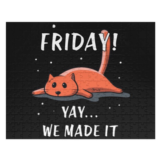 Discover Cat Jigsaw Puzzles | Friday Yay we Made it Jigsaw Puzzles
