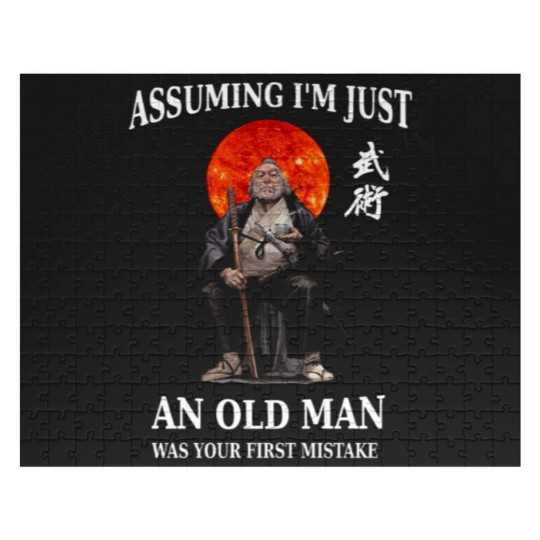 Discover Beware of an old man in a profession where men Jigsaw Puzzles