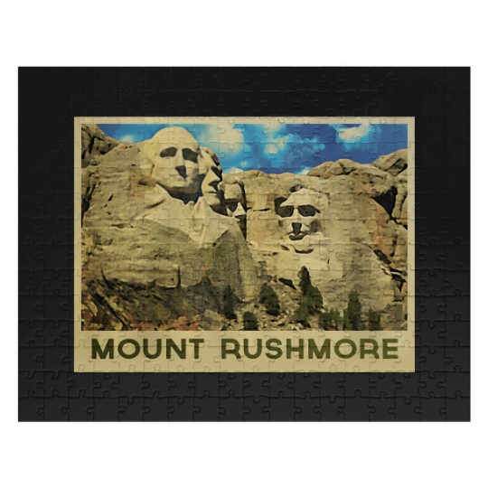 Discover Mount Rushmore Vintage Jigsaw Puzzles