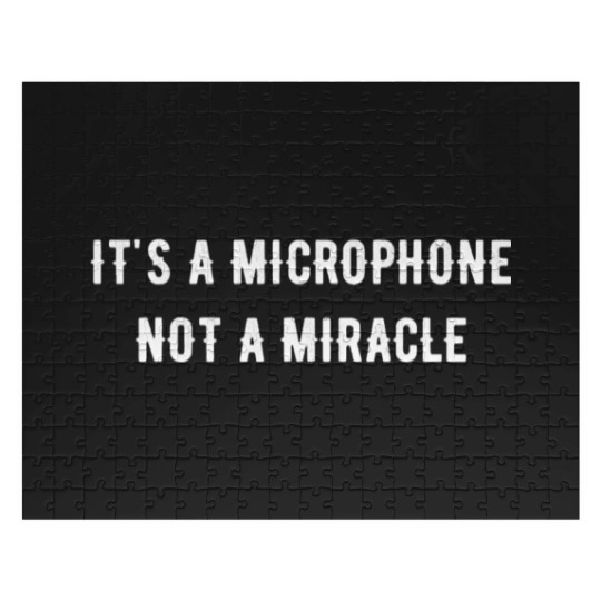 Discover It s a microphone not a miracle Jigsaw Puzzles Jigsaw Puzzles