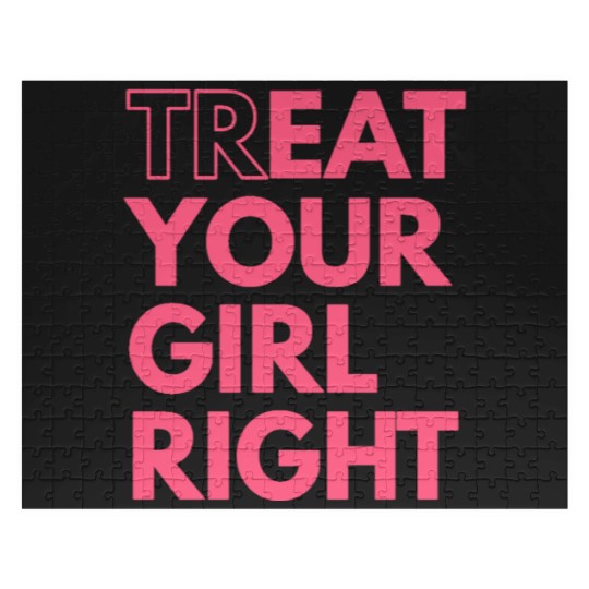 Discover Treat Your Girl Right Oral Eating Eat Funny Jigsaw Puzzles