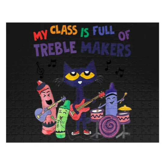 Discover My Class Is Full Of Treble Makers Music Teacher Lovers Jigsaw Puzzles